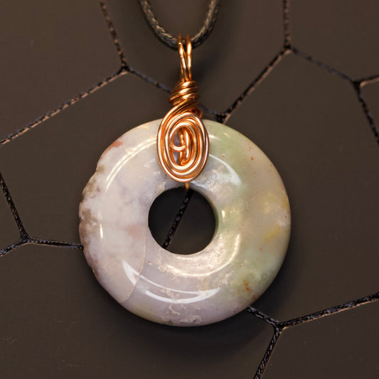 Ryolite Donut Stone in Copper