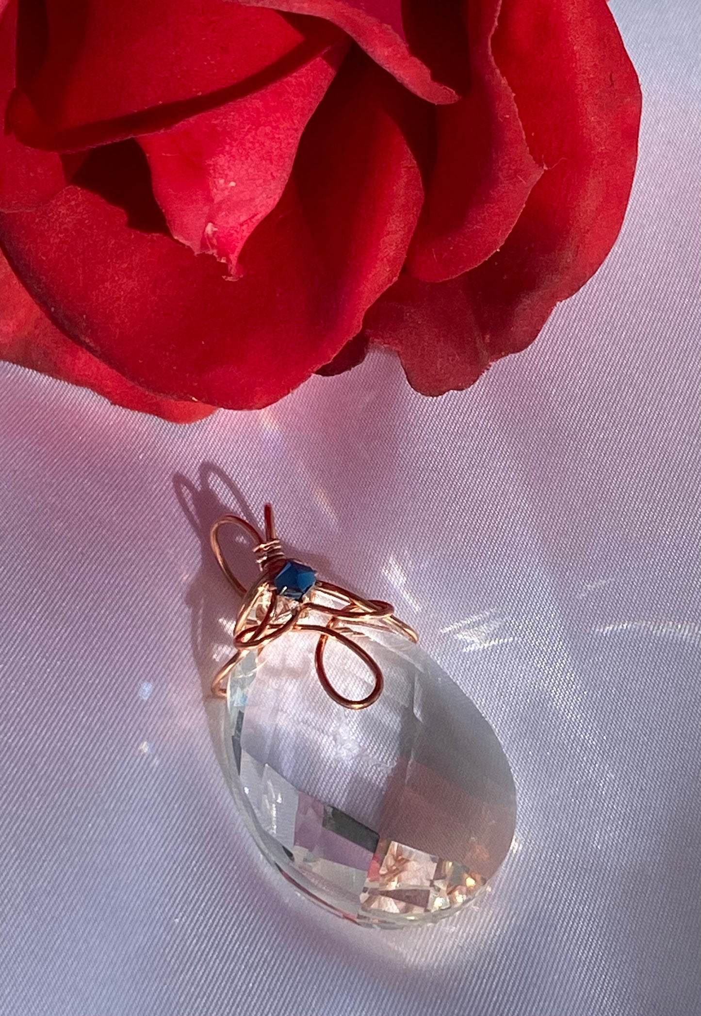 Manufactured Clear Crystal Pendant-50% OFF!