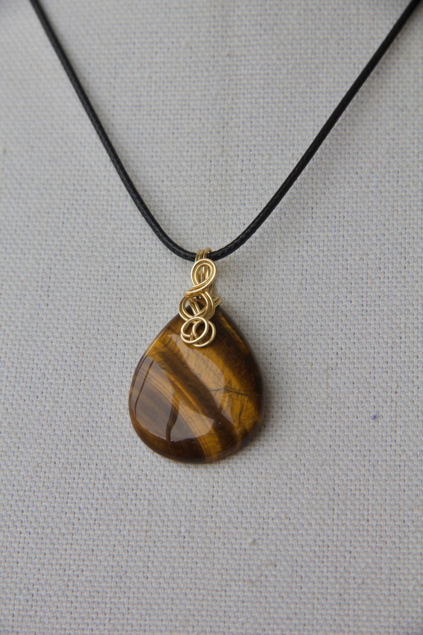 Natural Tiger Eye Pendant-50% OFF!