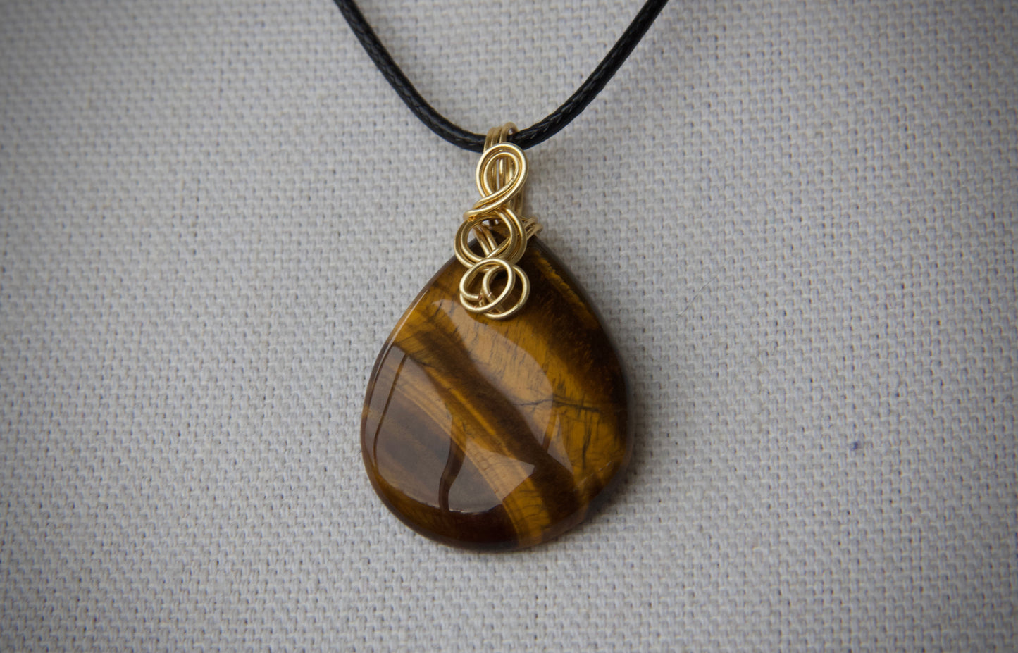 Natural Tiger Eye Pendant-50% OFF!